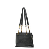 シャネル ココマーク トートバッグ ブラック キャビアスキン レディース CHANEL 【中古】